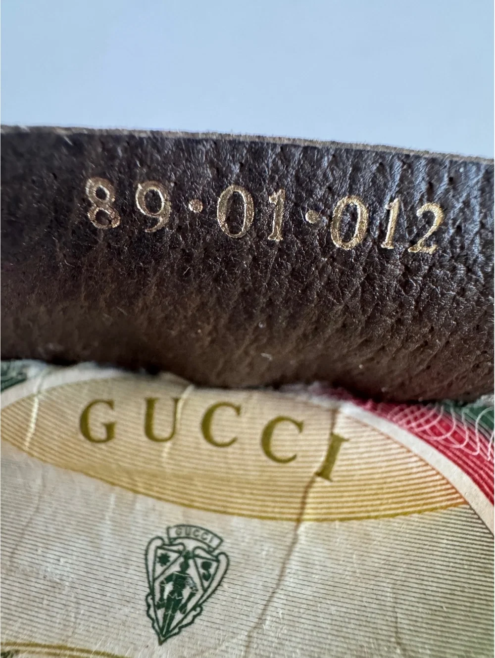 Gucci GG Supreme Web Sherry Line Pouch 89.01.012 Made in Italy